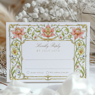 Mariage de carte RSVP Garden