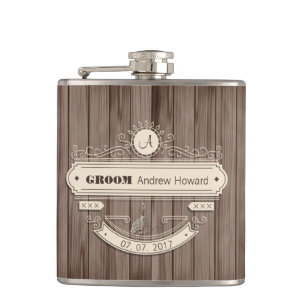Mariage de chambre vintage Date Ornement Flacon en