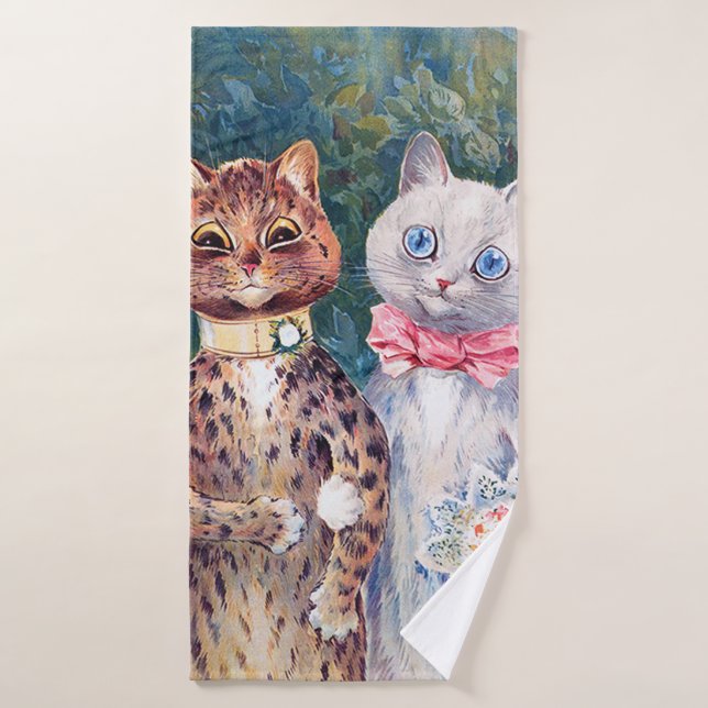 Mariage de chat, Mariage, Mariée, Mariée, Louis Wa (Serviette de bain)