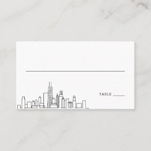 Mariage de Chicago   Placer les cartes avant et ar