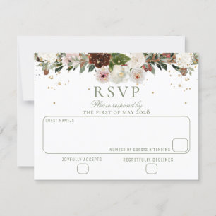 Mariage de Chuppah floral pétillant RSVP