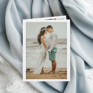 Mariage de code QR Merci manuscrit 3 photos