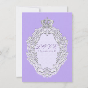Mariage de conte de fées couronne vintage violet l