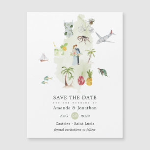 Mariage de destination à Sainte-Lucie, Enregistrez