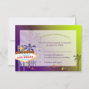 Mariage de Destination Amusant à Las Vegas RSVP