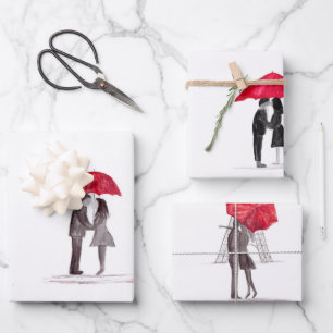 mariage de douche nuptiale papier d'emballage anni