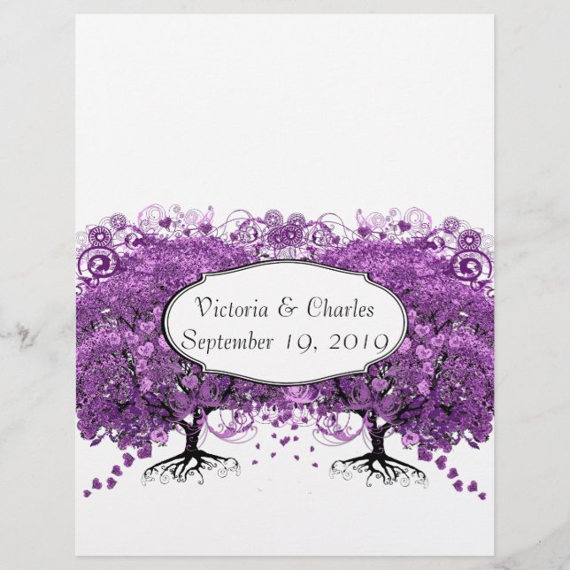 Mariage de feuille de coeur pourpre de forêt (Devant)
