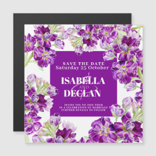 Mariage de fleurs violettes stocks enregistrer la 