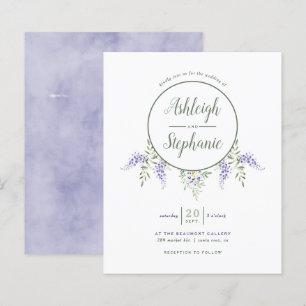 Mariage de goutte d'aquarelle budgétaire