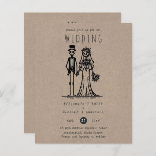 Mariage de Halloween Cartoon mariée pièce dessinée