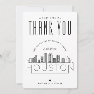 Mariage de Houston   MERCI + CARTE PHOTO