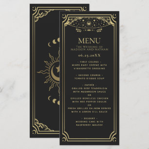 Mariage de la carte Tarot Gold Elegant