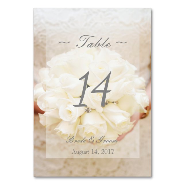 Mariage de la Mariage blanche Numéro de table (Par défaut)