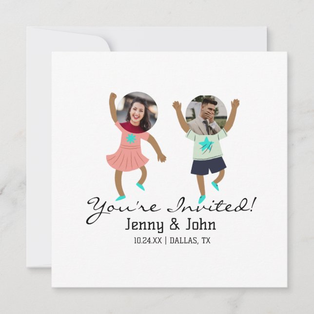 Mariage de la mariée et du marié personnalisé avec (Devant)