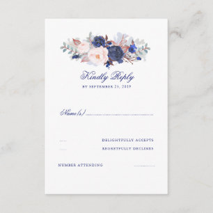 Mariage de la Marine Florals RSVP