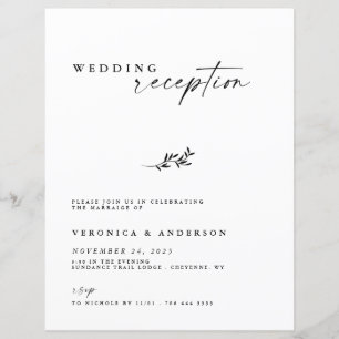 Mariage de la réception de l'Elopement budgétaire