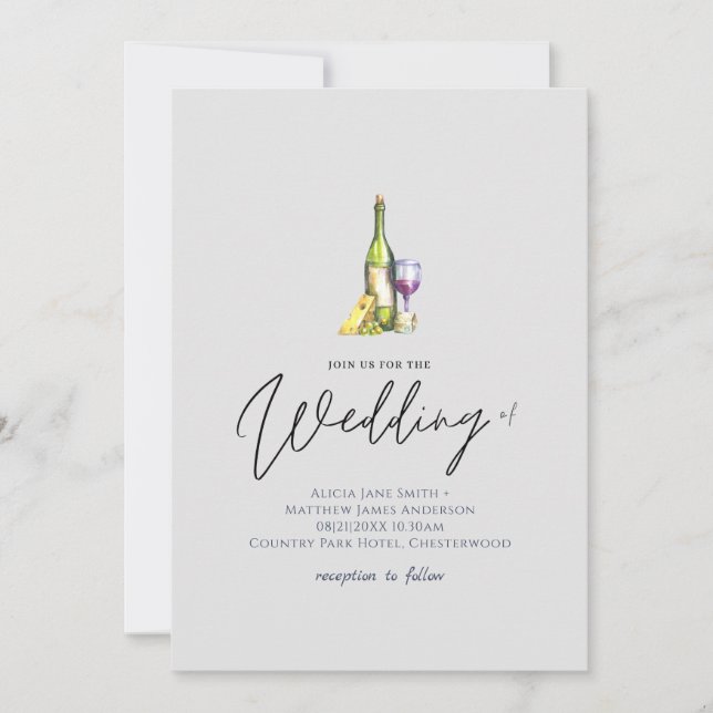Mariage de la table de pâturage du vin et du froma (Devant)