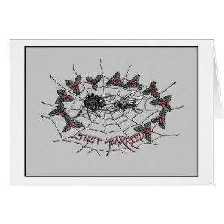 Mariage de l'araignée et de la carte de mouche