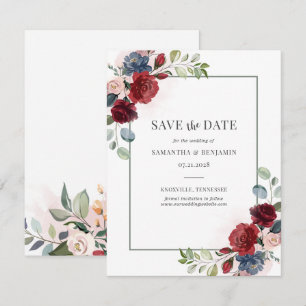 Mariage de l'Eucalyptus bordeaux floral Enregistre