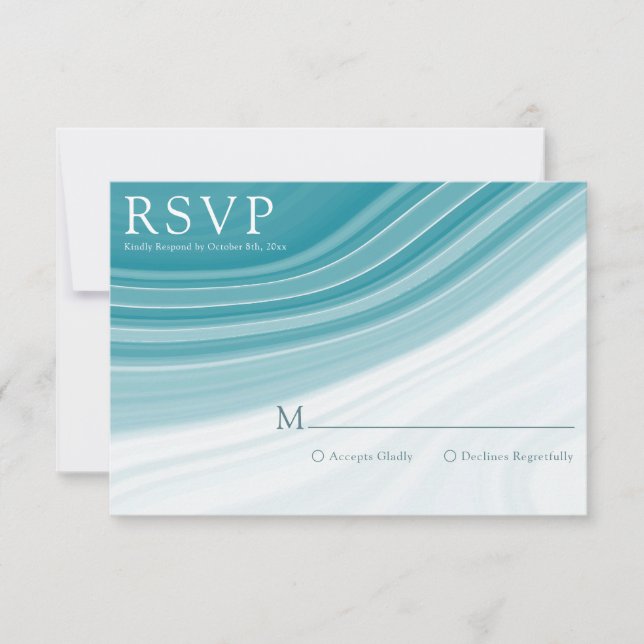 Mariage de luxe en marbre RSVP (Devant)
