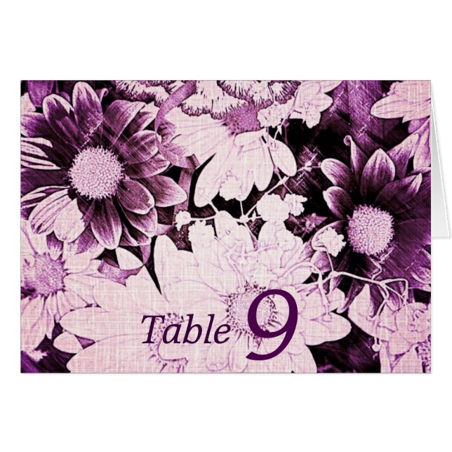 mariage de marguerite romantique bohème violet (Devant Horizontal)