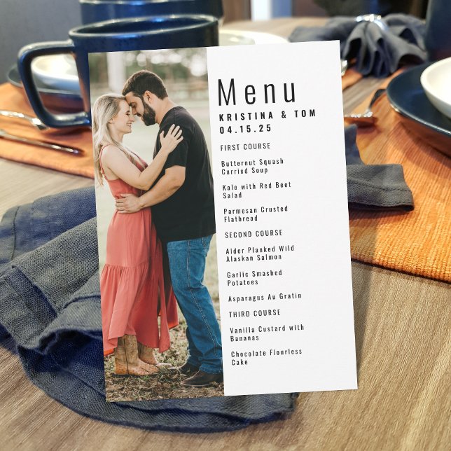 Mariage de menu photo (Créateur téléchargé)