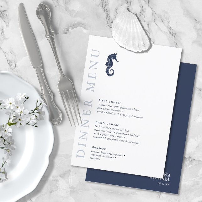 Mariage de mer Blue Wave V1 ID836 Menu (Créateur téléchargé)