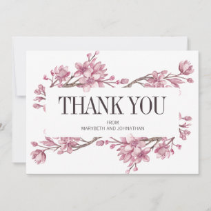 Mariage de Merci de fleurs de cerisier rose