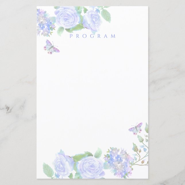 Mariage de monogramme Rose bleu (Devant)