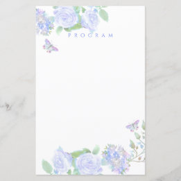 Mariage de monogramme Rose bleu
