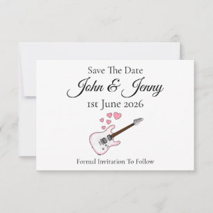 Mariage de musicien de guitare électrique Enregist