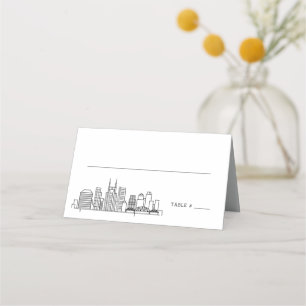 Mariage de Nashville Placer les cartes de nom de