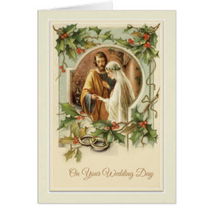 Mariage de Noël catholique Vierge Marie Joseph