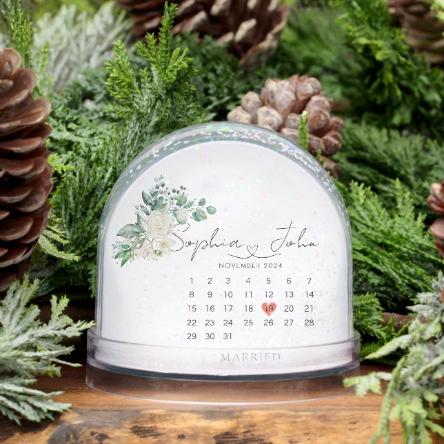 Mariage de Noël marié Date Code du coeur Script (Hiver)