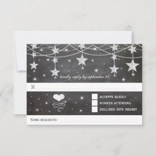 Mariage de nuit sous les étoiles RSVP
