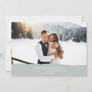 mariage de papier déchiré de Noël marié