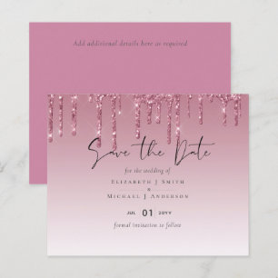 MARIAGE de Parties scintillant rose BUDGET