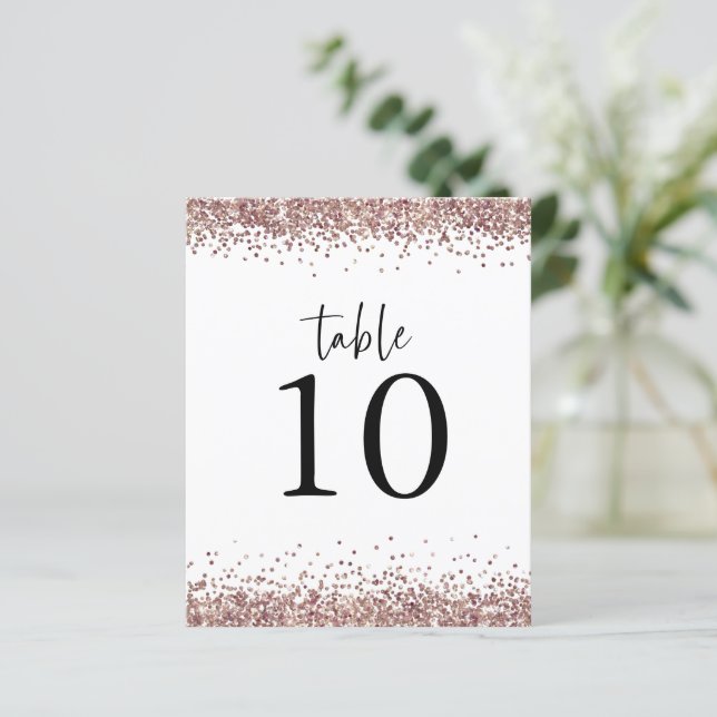 Mariage de Parties scintillant rose Gold (Debout devant)