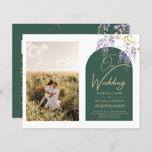 Mariage de PHOTO tout-en-1 Budget Wisteria QR Code