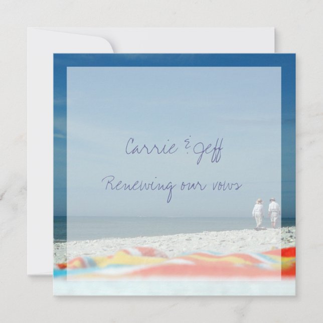 Mariage de plage de destination (Devant)