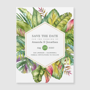 Mariage de plage tropical d'été à l'aquarelle