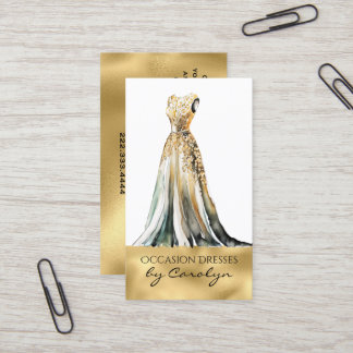 Mariage de robe formelle Carte de visite Seamstres