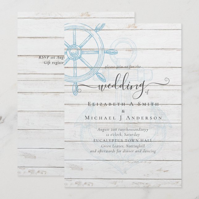 Mariage de roue des navires nautiques (Devant / Derrière)