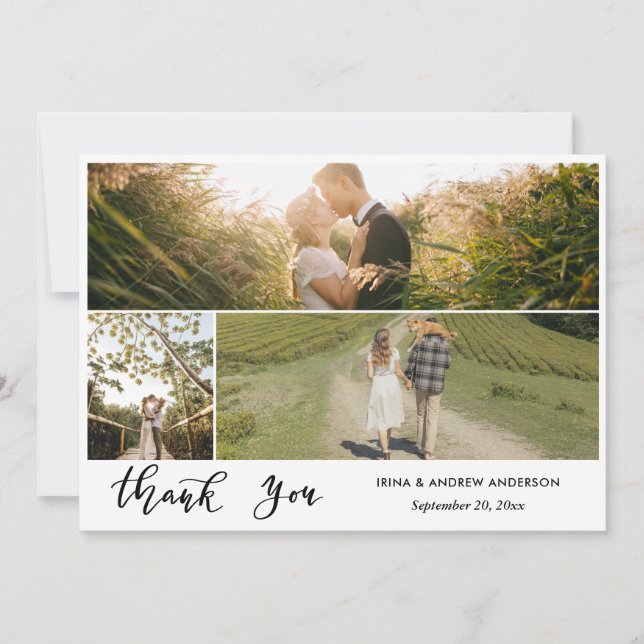 Mariage de script de Merci décontracté (Devant)