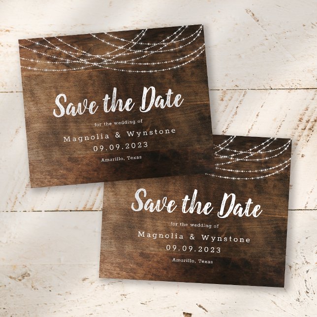 Mariage de script de pinceau Rustique Bois (Créateur téléchargé)