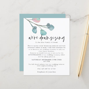 Mariage de script de réduction budgétaire Eucalypt