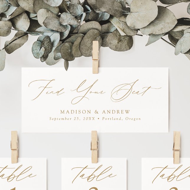 Mariage De Script Moderne Trouvez Votre Carte En-T (Créateur téléchargé)