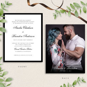 MARIAGE de script photo noir et blanc BUDGET Class