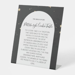 MARIAGE DE SIGNE DE TABLEAU DE COOKIES PITTSBURGH