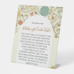MARIAGE DE SIGNE DE TABLEAU DE COOKIES PITTSBURGH